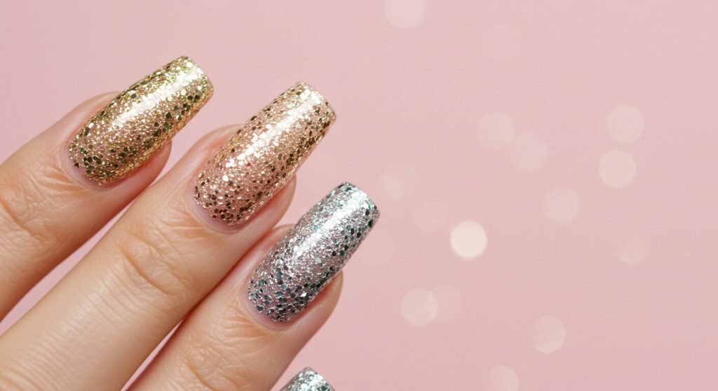 Get Glitter Nail Art