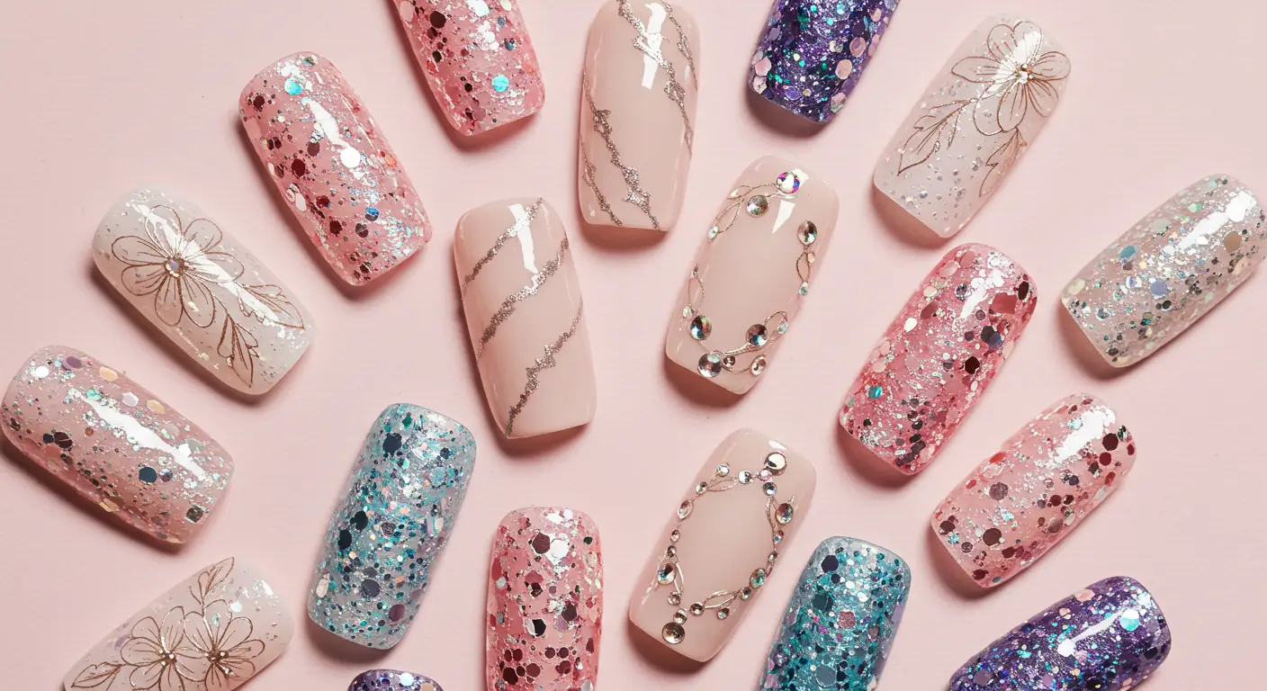 Glitter Nail Art Designs