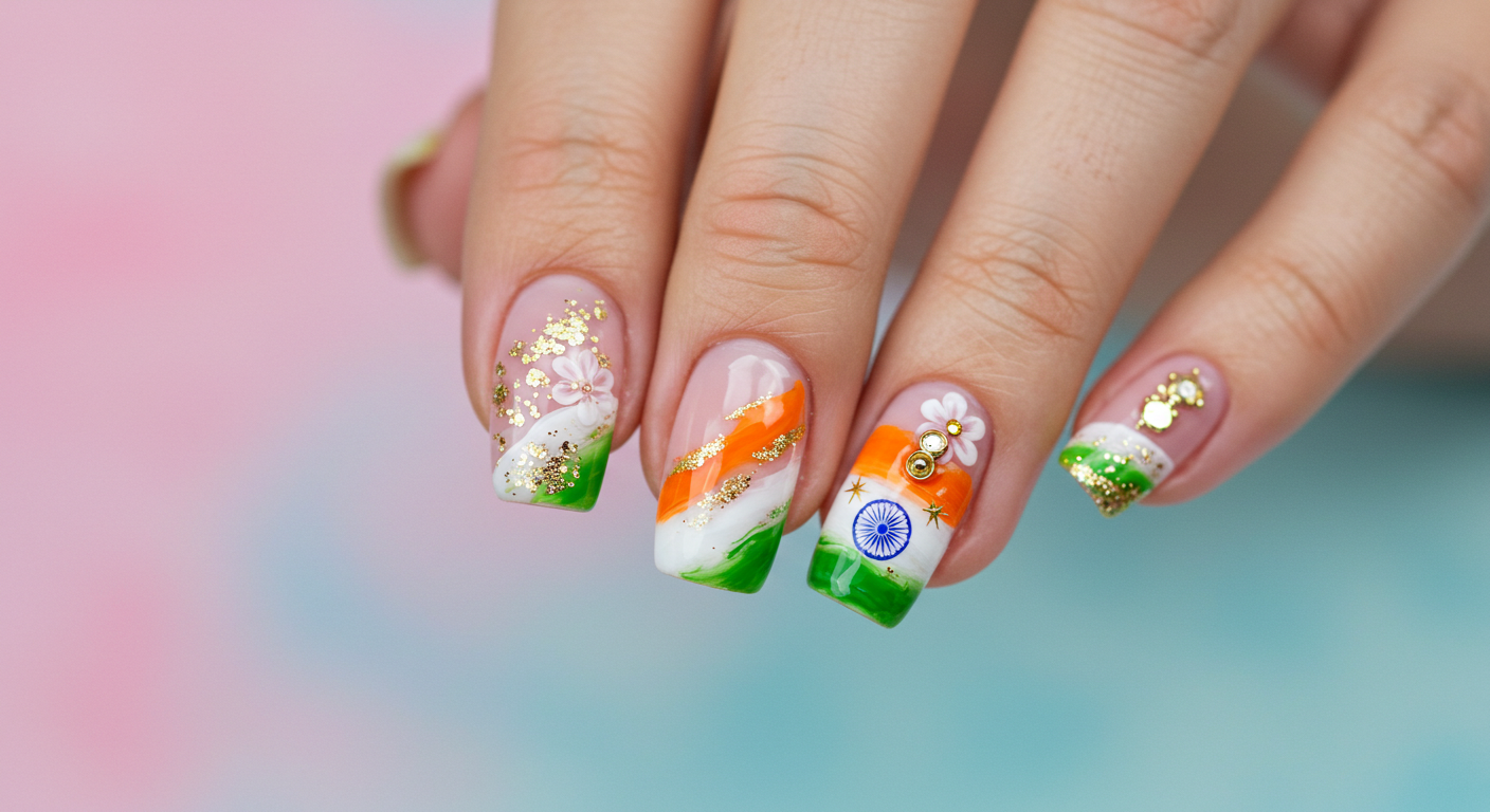 Independence Day Special Nail Arts