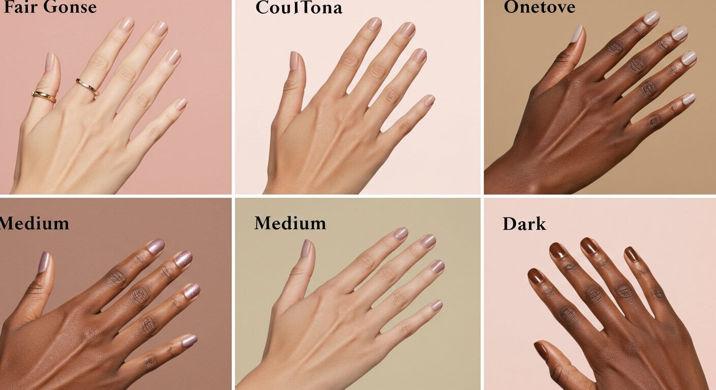 Right Nail Paint Color