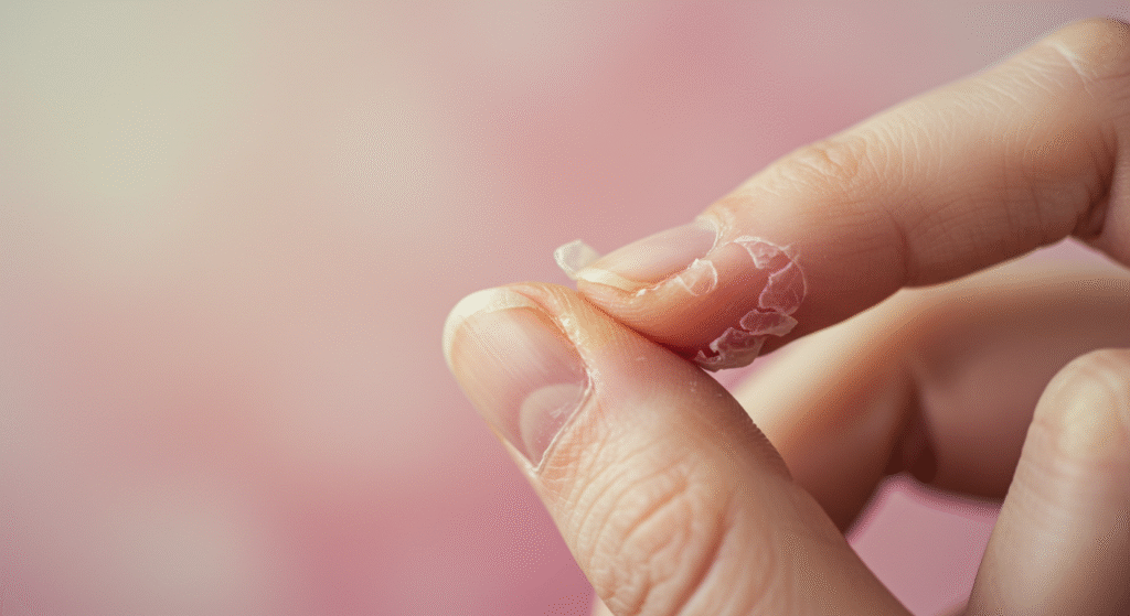 Skin peeling Around Nails