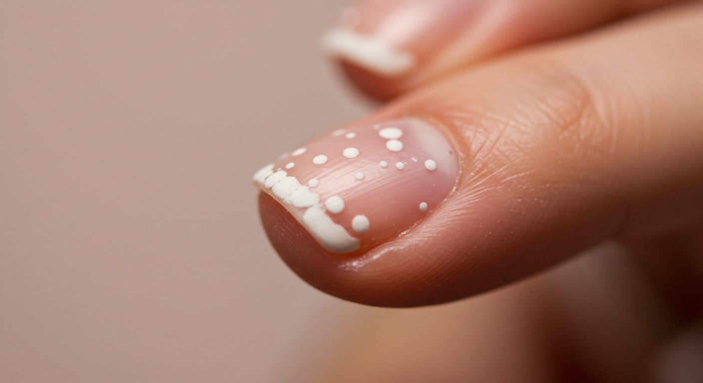 White nail spots