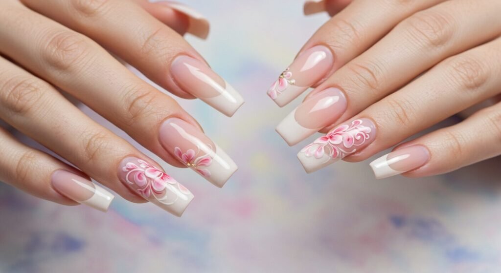 Ballerina Shaped Nails long by beautyoura