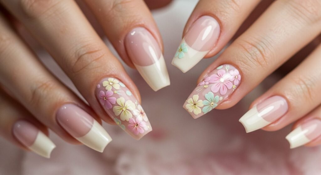 Ballerina Shaped Nails medium by beautyoura