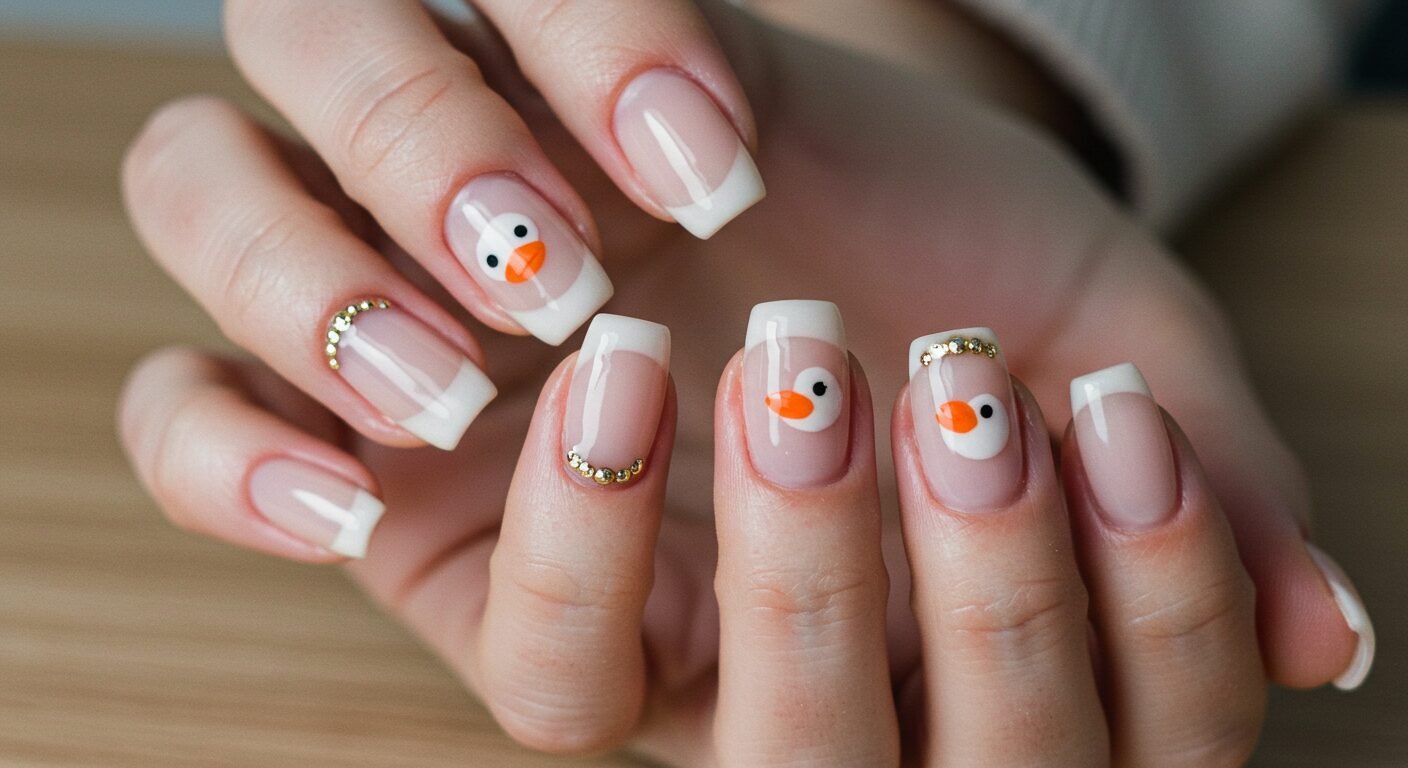 Duck Shape Nail by beautyoura