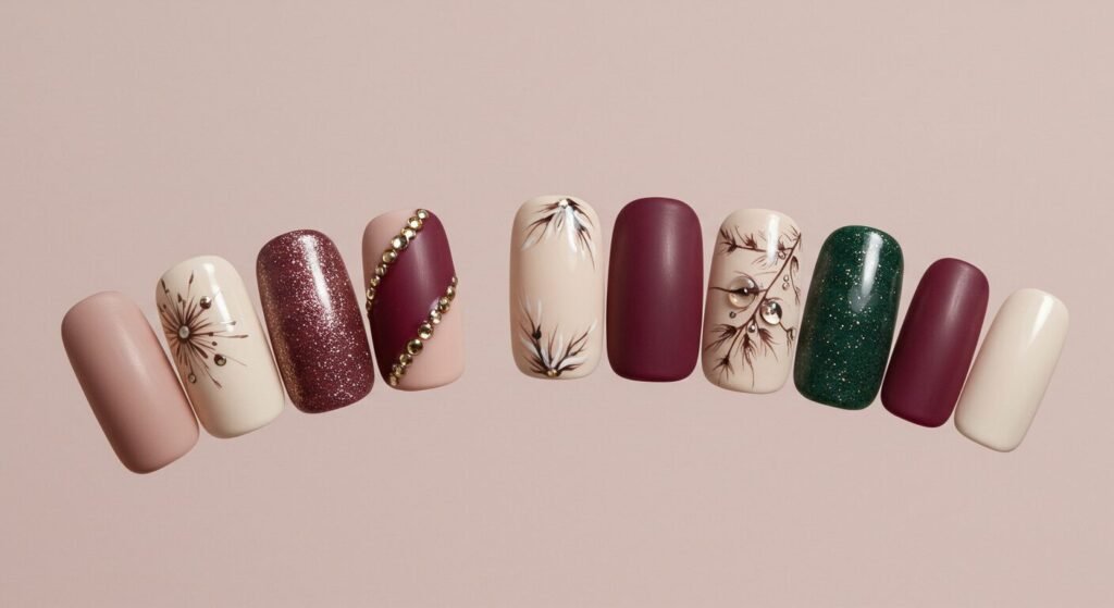 Fall and Winter Elegance nails by beautyoura