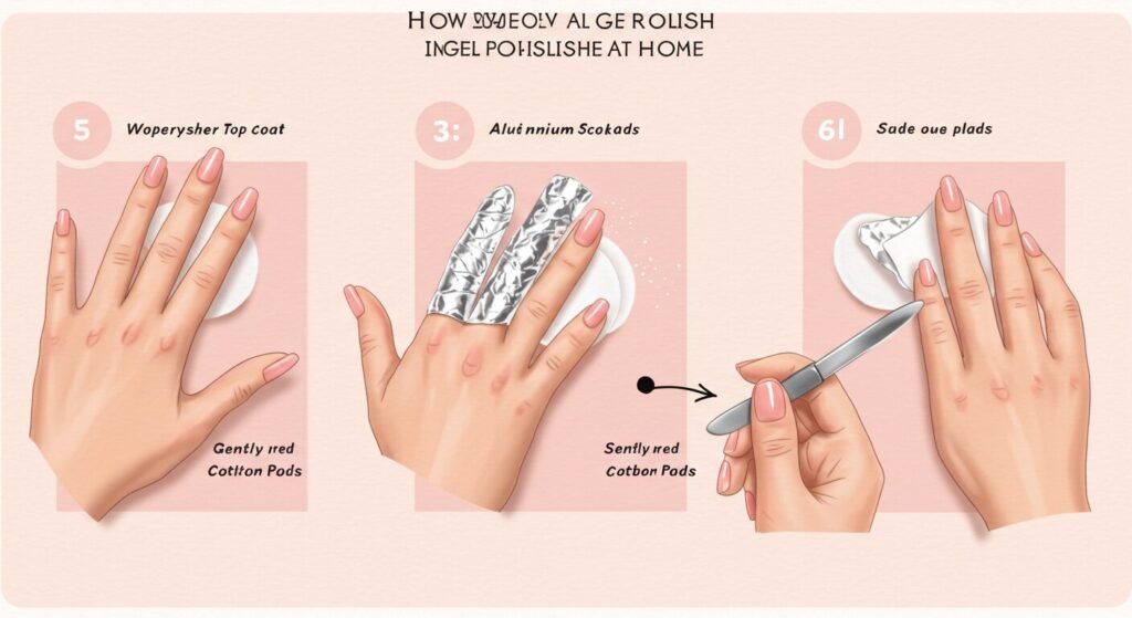 Gel nail polish removal by beautyoura