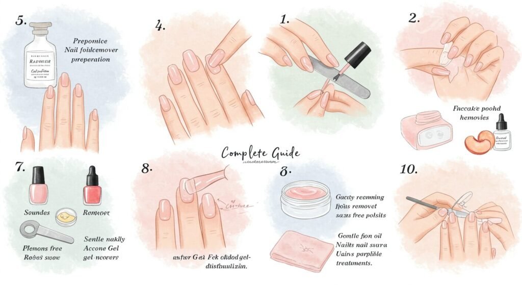 how to remove gel nail polish by beautyoura