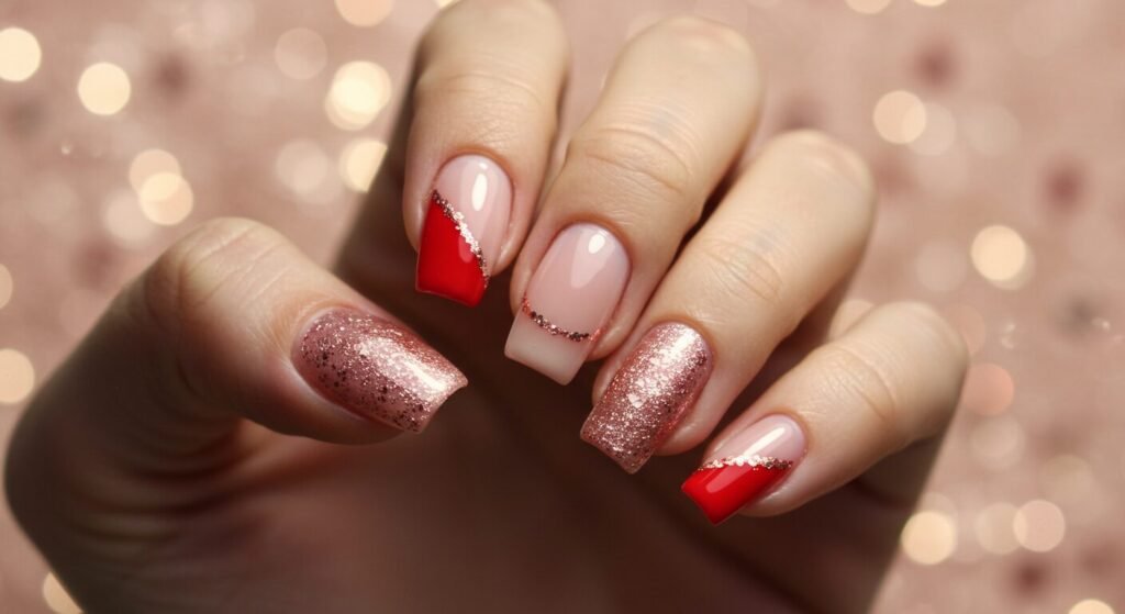 Lipstick Acrylic Nails by beautyoura