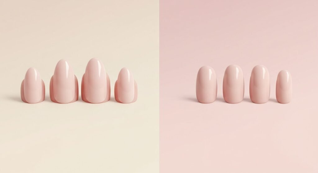 Long Oval Shaped Nails by beautyoura