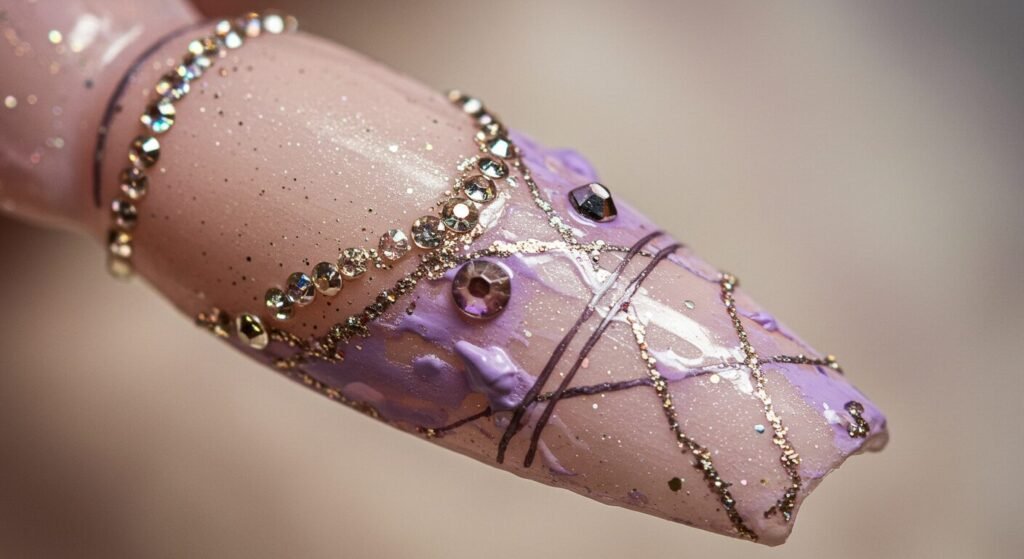 Textural and Dimensional nail Effects by beautyoura