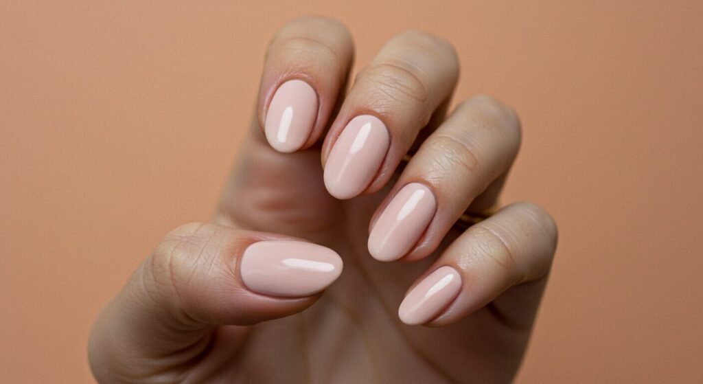 Oval Shaped Nails Short by beautyoura