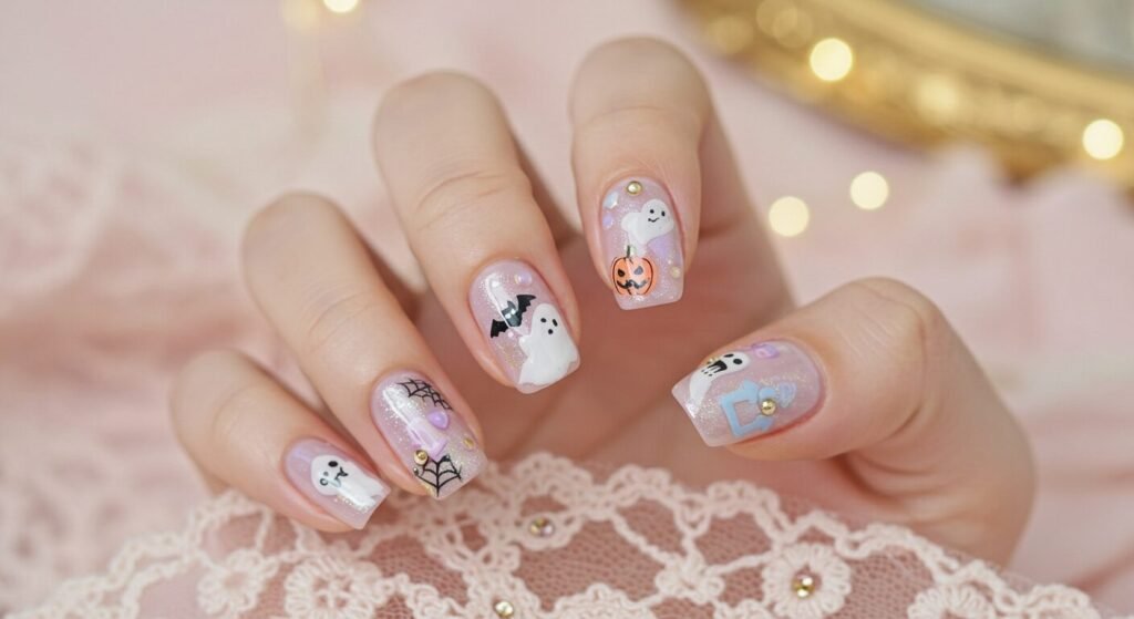 Easy halloween nails