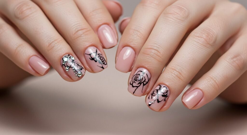 Long Nail Halloween Designs