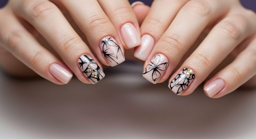 Short Halloween Nail Designs